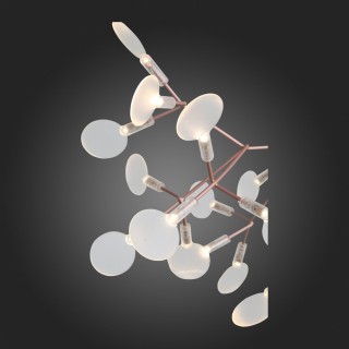 SL379.203.30 Люстра подвесная ST-Luce Медный/Белый LED 30*0,5W 3500K RAFINA-foto9