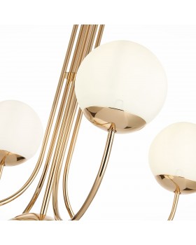 SL1504.203.05 Люстра подвесная ST-Luce Французское золото/Белый E27 5*60W Avellino-foto3