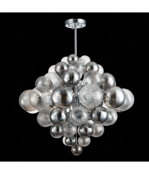 SL1124.103.29 Люстра подвесная ST-Luce Хром/Дымчатый, Прозрачный G9 29*5W 4000K VINETTO-foto8