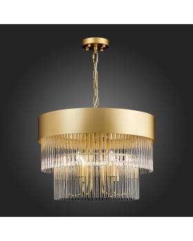 SL1225.203.06 Люстра подвесная ST-Luce Золотистый/Золотистый, Прозрачный E14 6*40W CONTATTO-foto3