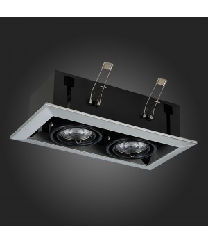 ST250.148.02 Св-к встр. Черный GU10 2*50W L245xW126xH70 220V Без ламп HEMI-foto8