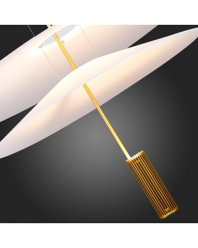 SL6101.223.01 Люстра подвесная ST-Luce Золотистый/Белый LED 1*15W 3000K Isola-foto9