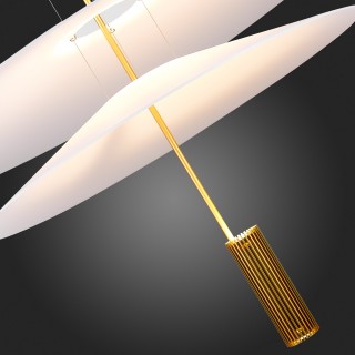 SL6101.223.01 Люстра подвесная ST-Luce Золотистый/Белый LED 1*15W 3000K Isola-foto9