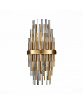 SL1628.301.02 Бра ST-Luce Латунь/Прозрачный, Латунь E14 2*40W TERAMO-foto2