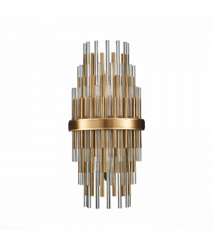 SL1628.301.02 Бра ST-Luce Латунь/Прозрачный, Латунь E14 2*40W TERAMO-foto2