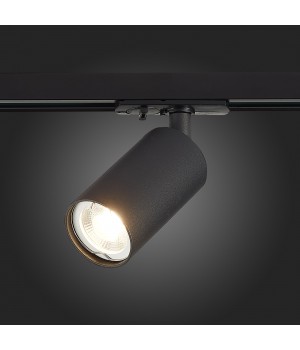 ST300.406.01 Св-к трек. Мат. черный GU10 1*50W IP20 L100xW54xH142 220V Без ламп SOLT-foto7