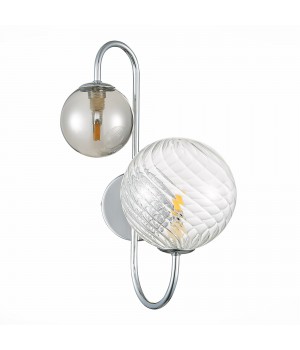 SL1124.101.02 Бра ST-Luce Хром/Дымчатый, Прозрачный G9 2*5W VINETTO-foto2