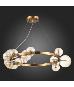 SL1165.303.15 Светильник подвесной ST-Luce Бронза/Коньячный G4 15*5W NECTON-foto4