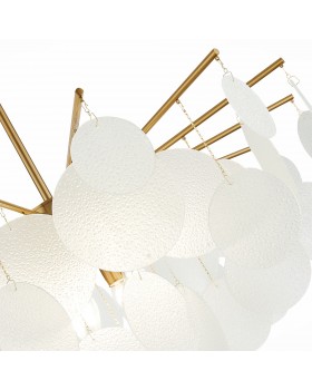 SL1231.302.08 Люстра потолочная ST-Luce Латунь/Белый E14 8*60W Vittoria-foto3