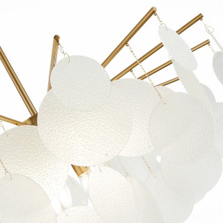 SL1231.302.08 Люстра потолочная ST-Luce Латунь/Белый E14 8*60W Vittoria-foto3