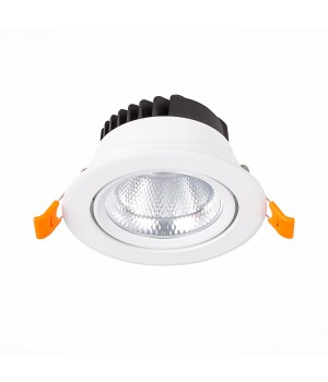 ST211.548.10.24 Св-к встр. Белый LED 1*10W 4000K 750Lm Ra80 24° IP20 D109xH65 220-240V MIRO-foto2