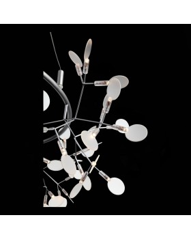 SL379.103.135 Люстра подвесная ST-Luce Серебристый/Белый LED 135*0,3W 3500K RAFINA-foto9