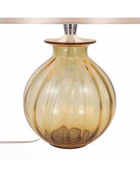 SL968.904.01 Прикроватная лампа ST-Luce Хром, Янтарный/Бежевый E27 1*60W (из 2-х коробок) AMPOLLA-foto2