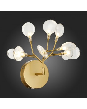 SL411.201.09 Бра ST-Luce Золотистый/Прозрачный G4 9*1,5W RICCARDO-foto5