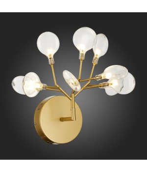 SL411.201.09 Бра ST-Luce Золотистый/Прозрачный G4 9*1,5W RICCARDO-foto5