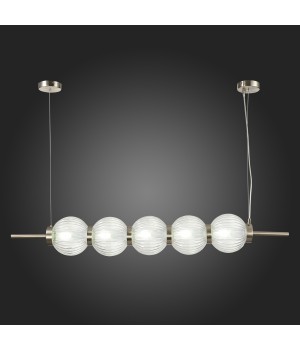 SL1155.103.05 Светильник подвесной ST-Luce Никель/Прозрачный E14 5*40W MARENA-foto7