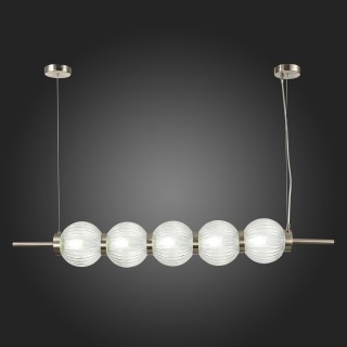 SL1155.103.05 Светильник подвесной ST-Luce Никель/Прозрачный E14 5*40W MARENA-foto7