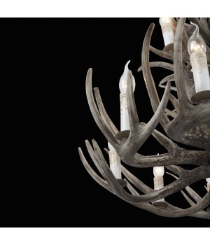 SL154.703.12 Люстра подвесная ST-Luce Серый E14 12*40W CORNA-foto3