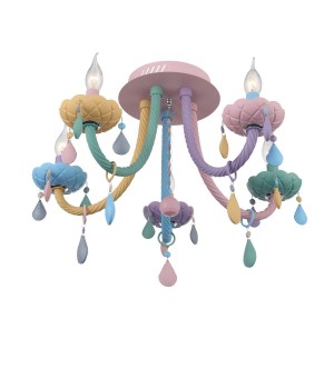 SL1700.782.05 Люстра потолочная ST-Luce Разноцветный E14 5*40W FIATA-foto2