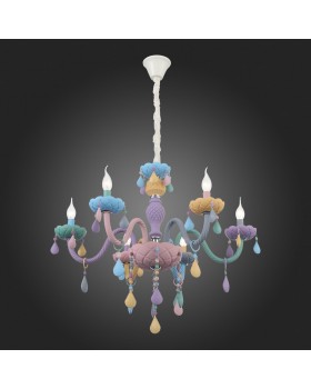 SL1700.783.06 Люстра подвесная ST-Luce Разноцветный E14 6*40W FIATA-foto5