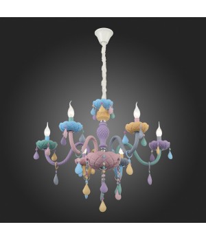 SL1700.783.06 Люстра подвесная ST-Luce Разноцветный E14 6*40W FIATA-foto5