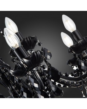 SL642.403.12 Люстра подвесная ST-Luce Черный, Хром/Черный E14 12*40W ODILIA-foto9