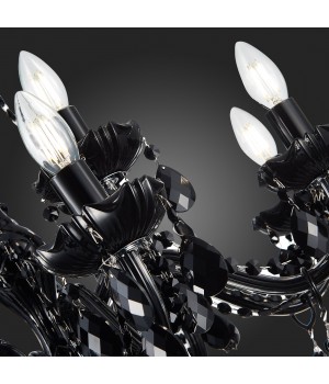 SL642.403.12 Люстра подвесная ST-Luce Черный, Хром/Черный E14 12*40W ODILIA-foto9