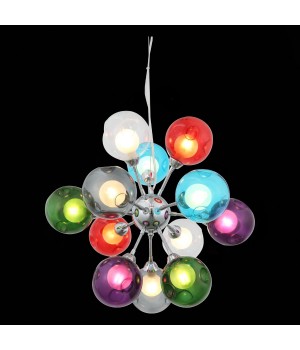 SL431.153.12 Люстра подвесная ST-Luce Хром/Разноцветный, Белый G9 12*5W DUALITA-foto8