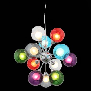 SL431.153.12 Люстра подвесная ST-Luce Хром/Разноцветный, Белый G9 12*5W DUALITA-foto8