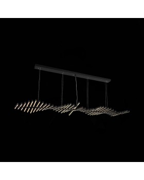 SLD001.403.40 Люстра подвесная ST-Luce Черный/Черный, Белый LED 40*5W 3000-6000K PICODI-foto12