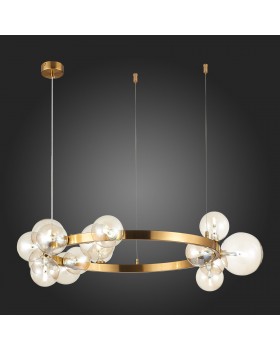 SL1165.302.15 Светильник подвесной ST-Luce Бронза/Коньячный G4 15*5W NECTON-foto5