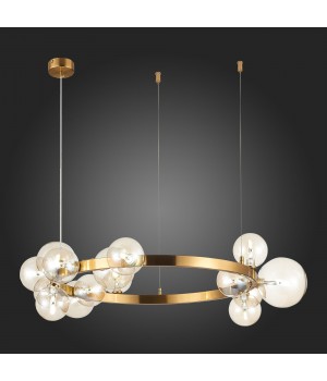 SL1165.302.15 Светильник подвесной ST-Luce Бронза/Коньячный G4 15*5W NECTON-foto5