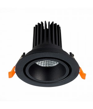 ST705.438.10 Св-к встр. Черный LED 1*10W 3000K 750Lm Ra>90 38° IP20 D102xH85 170-240V ST705-foto3