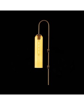 SL1145.391.01 Светильник настенный ST-Luce Латунь/Янтарный E27 1*60W CALLANA-foto5