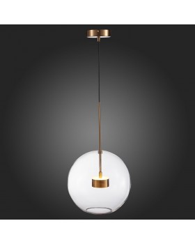 SL1133.223.01 Светильник подвесной ST-Luce Латунь/Прозрачный LED 1*14W 3000K BOPONE-foto6