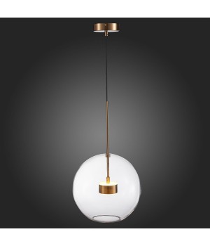 SL1133.223.01 Светильник подвесной ST-Luce Латунь/Прозрачный LED 1*14W 3000K BOPONE-foto6