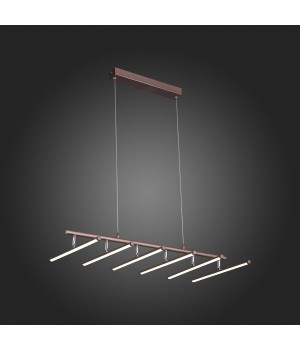 SLD003.303.06 Люстра подвесная ST-Luce Кофейный/Белый LED 6*8W 4000K PIACOD-foto6