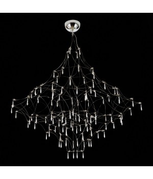 SL797.103.114 Люстра подвесная ST-Luce Хром, Прозрачный LED 114*0,45W 3200K GRAVETTA-foto8