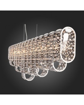 SL1117.103.07 Светильник подвесной ST-Luce Хром/Хром, Прозрачный G9 7*5W SOPRESIA-foto12