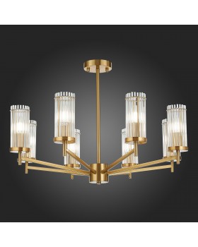 SL1233.302.08 Люстра потолочная ST-Luce Латунь/Прозрачный E14 8*60W BITONTO-foto6