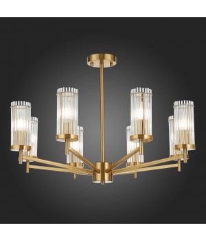 SL1233.302.08 Люстра потолочная ST-Luce Латунь/Прозрачный E14 8*60W BITONTO-foto6