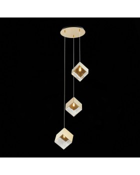 SL1182.203.03 Светильник подвесной ST-Luce Золотистый/Прозрачный, Золотистый G9 3*5W RIELLO-foto3