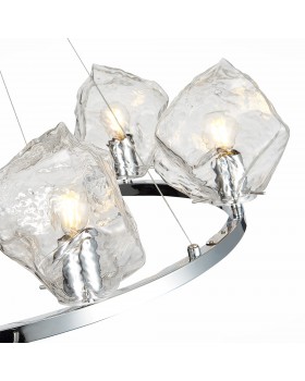 SL1175.103.06 Люстра подвесная ST-Luce хром/прозрачный E14 6*40W Portici-foto10