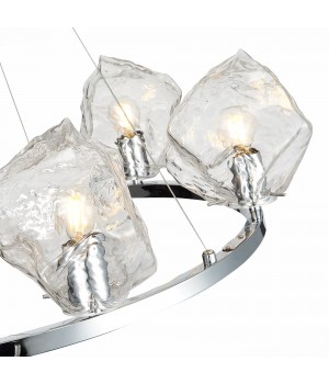 SL1175.103.06 Люстра подвесная ST-Luce хром/прозрачный E14 6*40W Portici-foto10