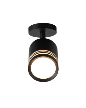ST101.412.05 Светильник потолочный Черный LED 1*5W 3000K 390Lm Ra>80 120° D68xH140 170-240V CERIONE-foto2