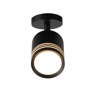 ST101.412.05 Светильник потолочный Черный LED 1*5W 3000K 390Lm Ra>80 120° D68xH140 170-240V CERIONE-foto2