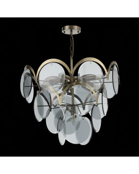 SL1161.373.09 Люстра подвесная ST-Luce Бронза/Дымчатый E14 9*60W FAZIA-foto12