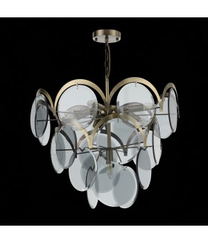 SL1161.373.09 Люстра подвесная ST-Luce Бронза/Дымчатый E14 9*60W FAZIA-foto12