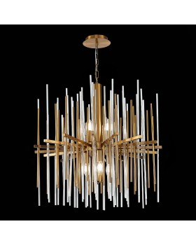 SL1628.303.08 Люстра подвесная ST-Luce Латунь/Прозрачный, Латунь E14 8*40W TERAMO-foto11