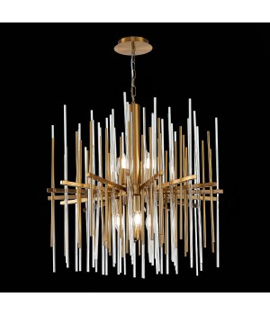 SL1628.303.08 Люстра подвесная ST-Luce Латунь/Прозрачный, Латунь E14 8*40W TERAMO-foto11